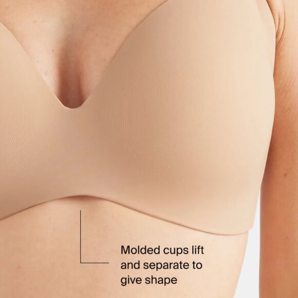 NWT KNIX WingWoman Contour Bra sz 8 Nude - Picture 8 of 10